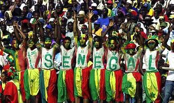 supporters des lions du senegal